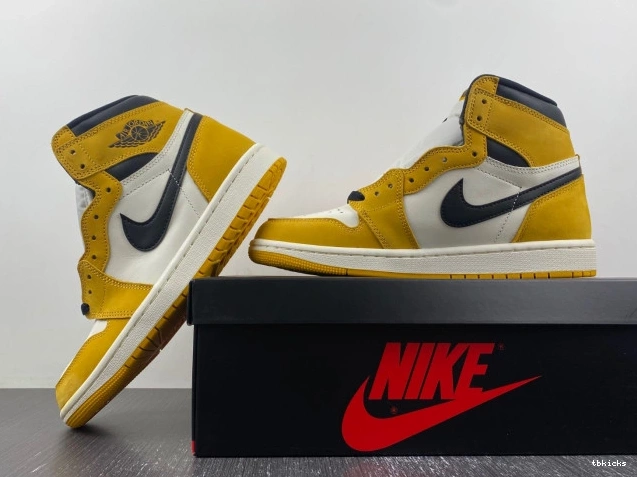 Rep TBK Yellow Air Ochre 1 High DZ5485-701 OG Jordan 0702